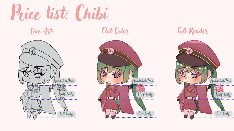 Chibi pricelist